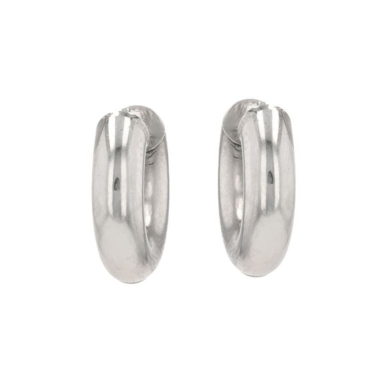 White gold hoop earrings 1.63g