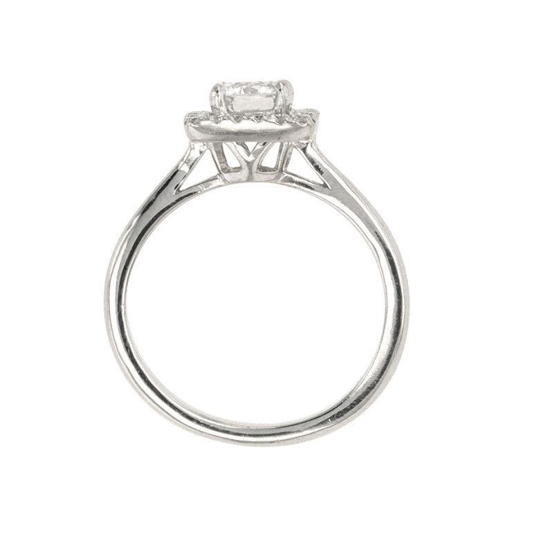 0.91-carat diamond...