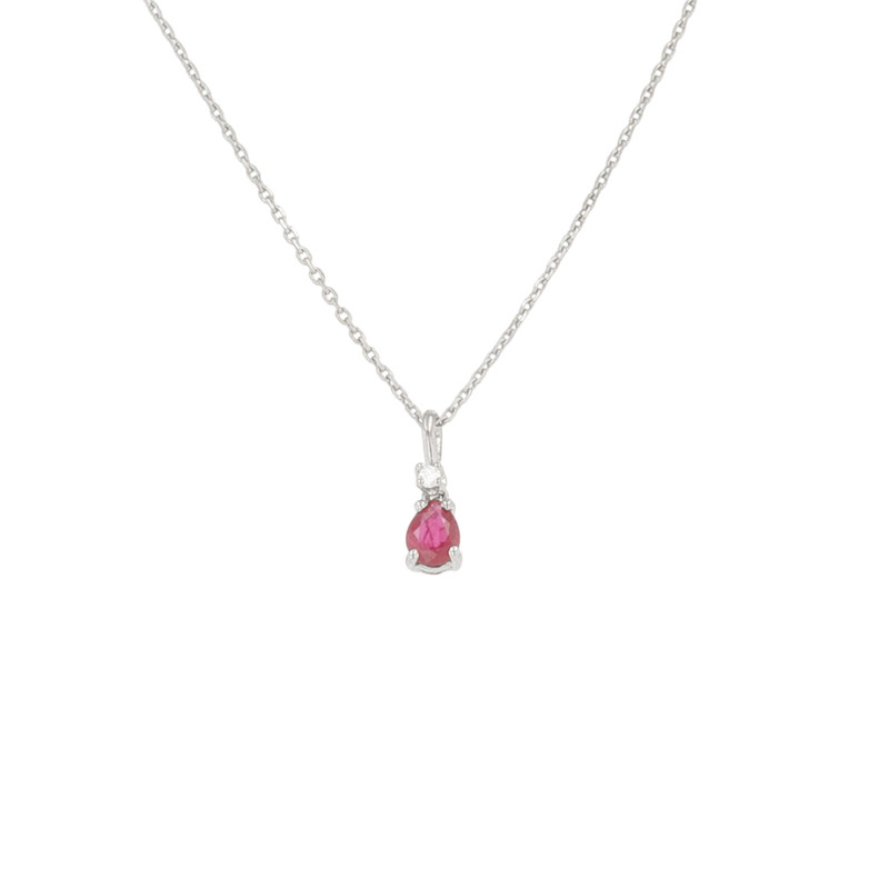 Necklace ruby 0.33 carat...