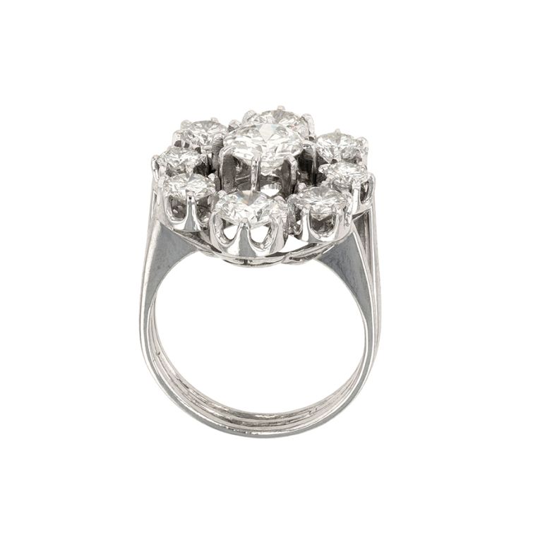 Vintage ring diamonds 2.76...