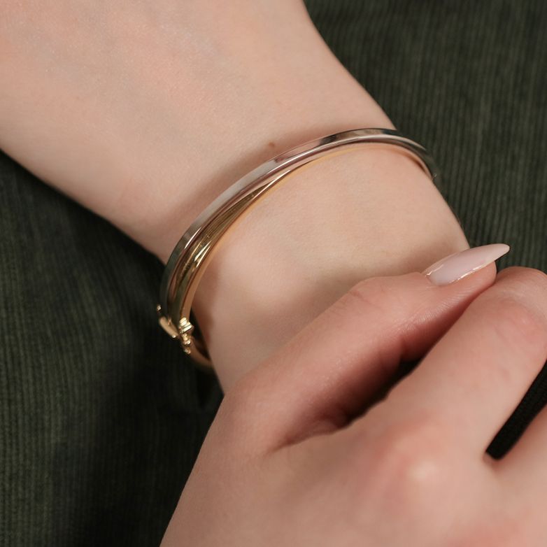 Bangle bracelet 2 gold 18.37g