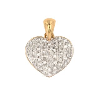 Heart pendant diamonds 0.50...