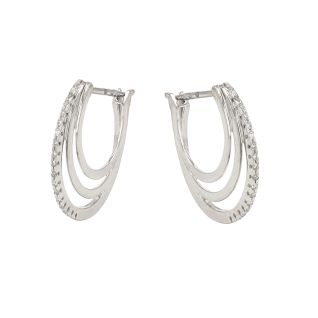 0.08-carat diamond hoop...