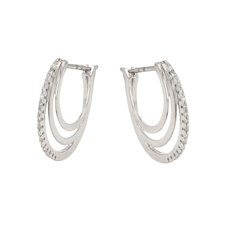 0.08-carat diamond hoop...