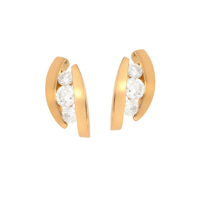 Earrings diamonds 0.40...