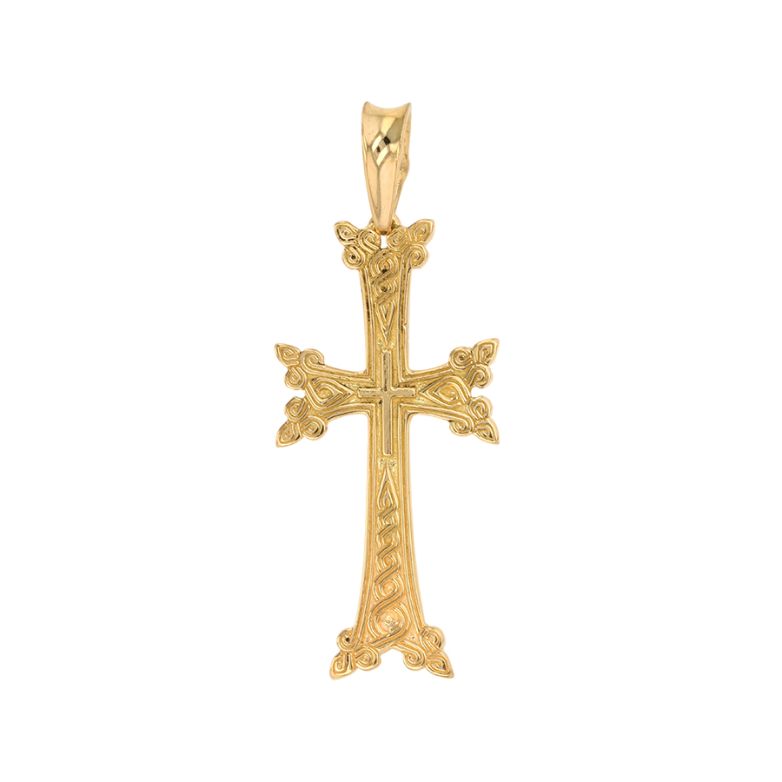 Yellow gold cross 4.36g