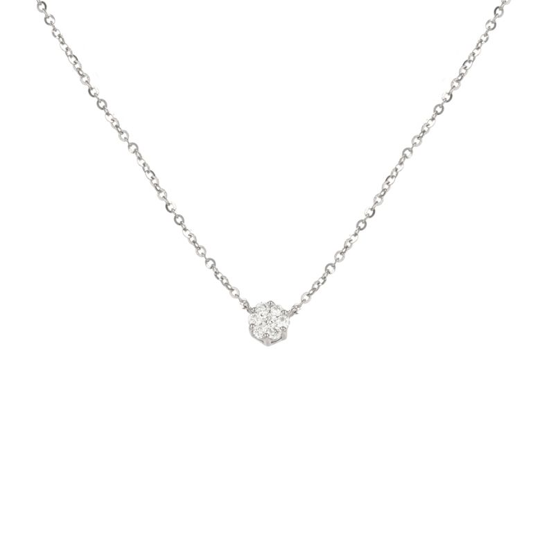 Diamond necklace 0.15 carat...