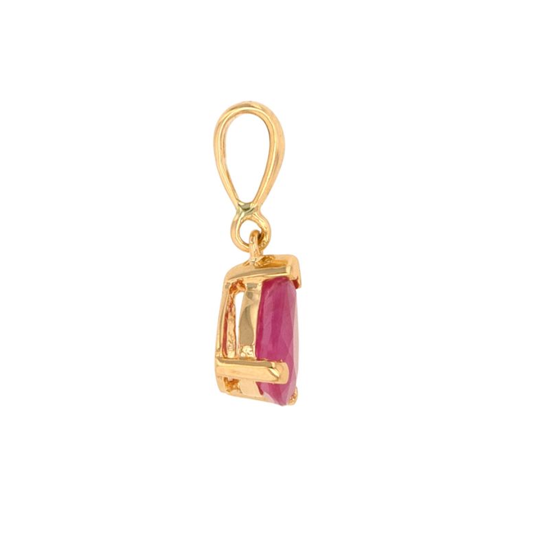 Pendant ruby 0.66 carat...