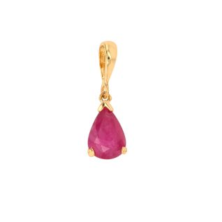 Pendant ruby 0.66 carat...