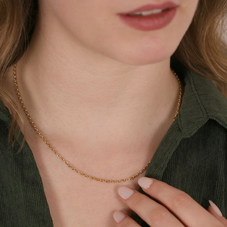 Yellow gold forçat chain 8.19g