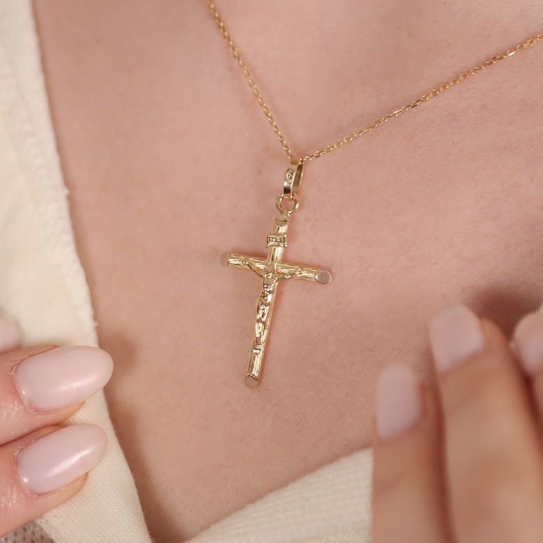 Yellow gold cross 2.80g