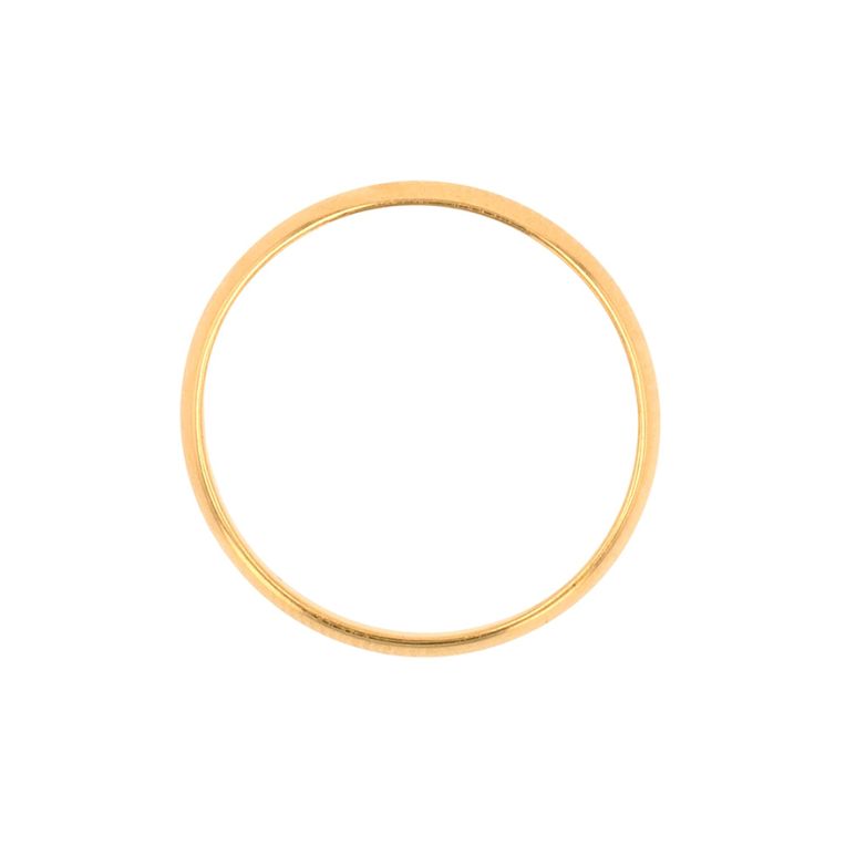 Yellow gold wedding ring 1.78g