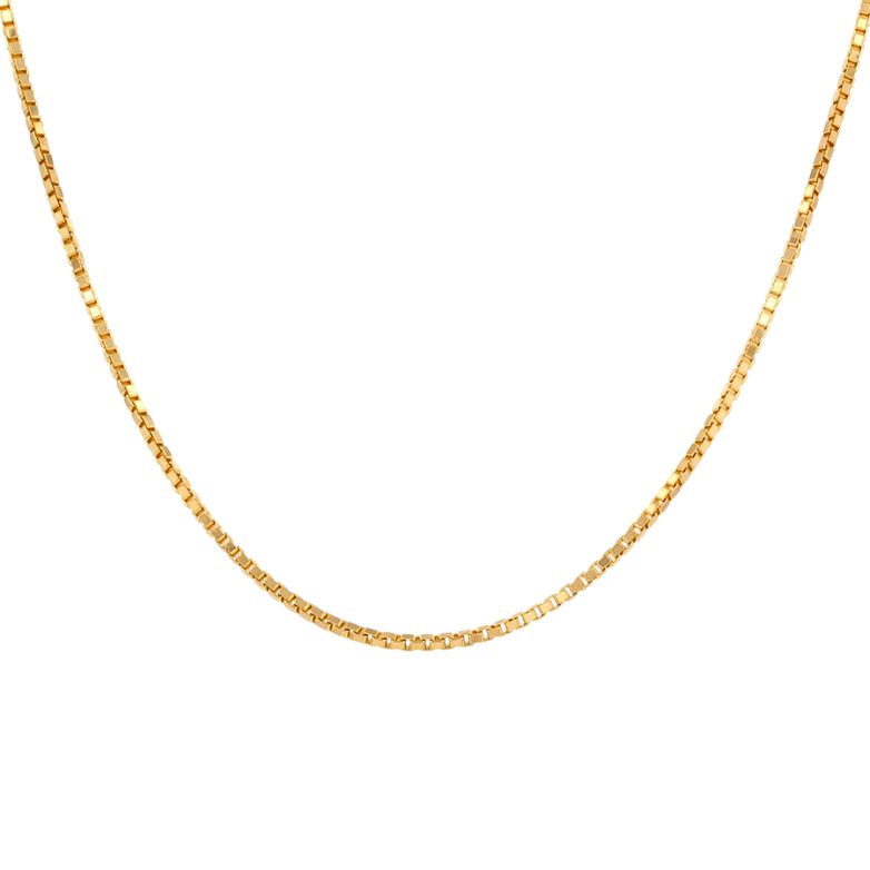 Yellow gold Venetian chain...