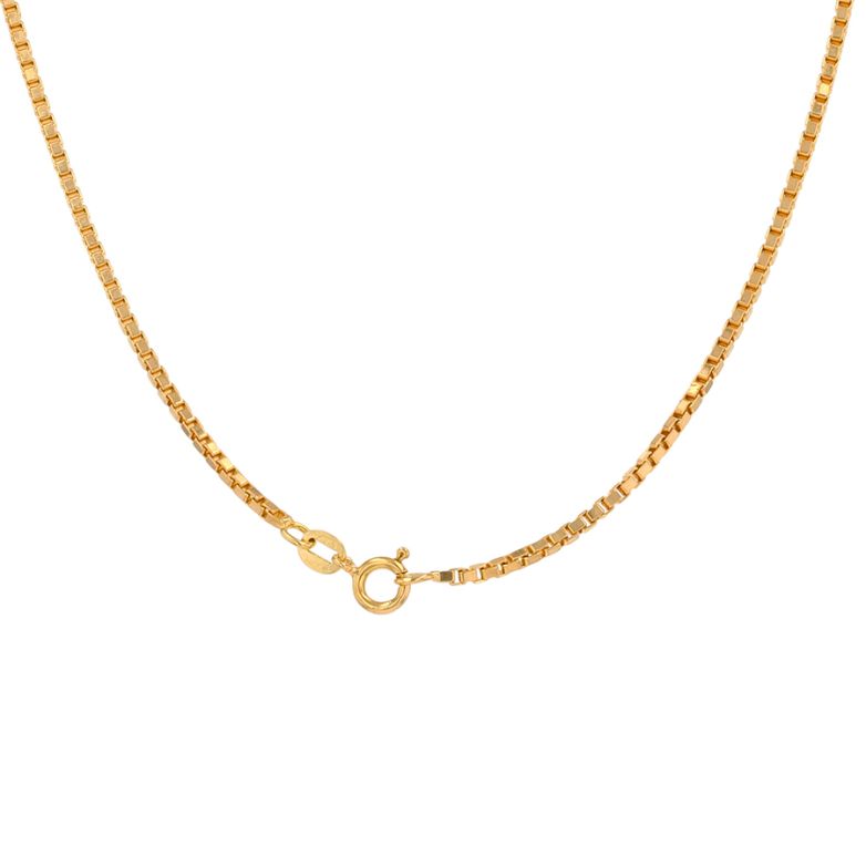 Yellow gold Venetian chain...