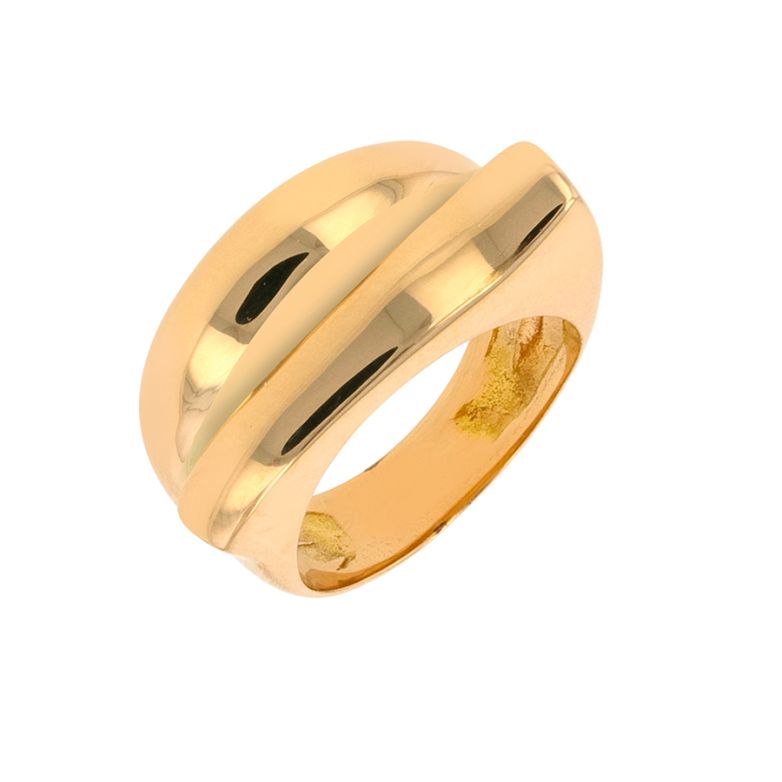 Yellow gold ring 12.61g