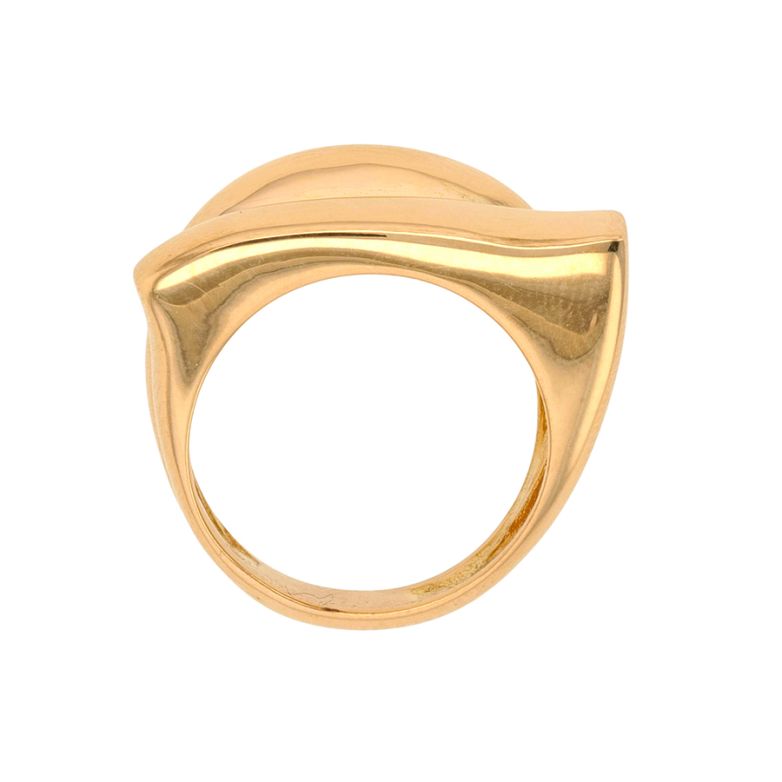 Yellow gold ring 12.61g