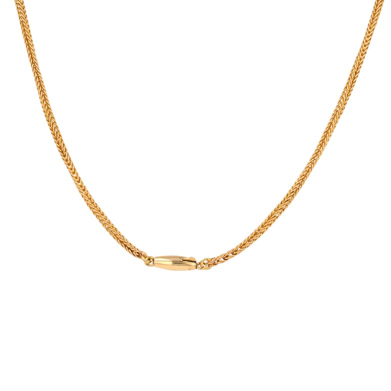 Yellow gold palm chain 8.25g