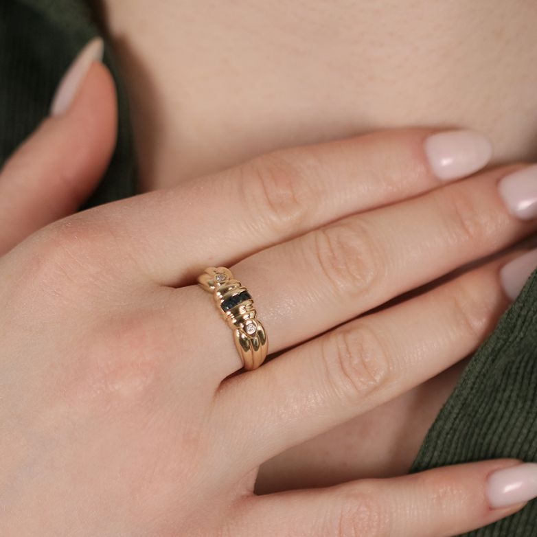 Ring sapphires 0.15 carat...