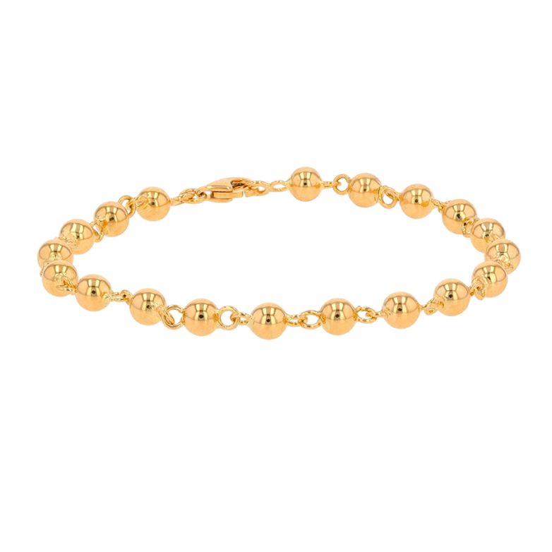 Yellow gold ball link...