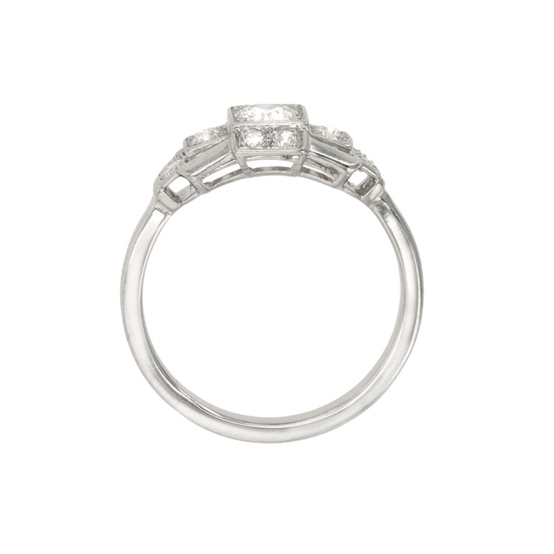 Antique ring diamonds 0.36...