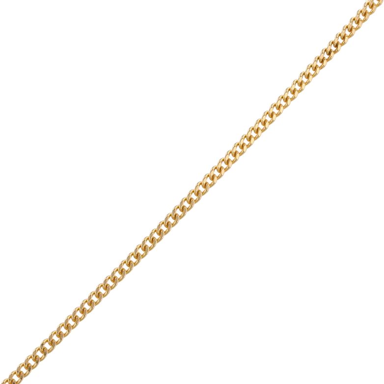 Yellow gold curb chain 5.39g