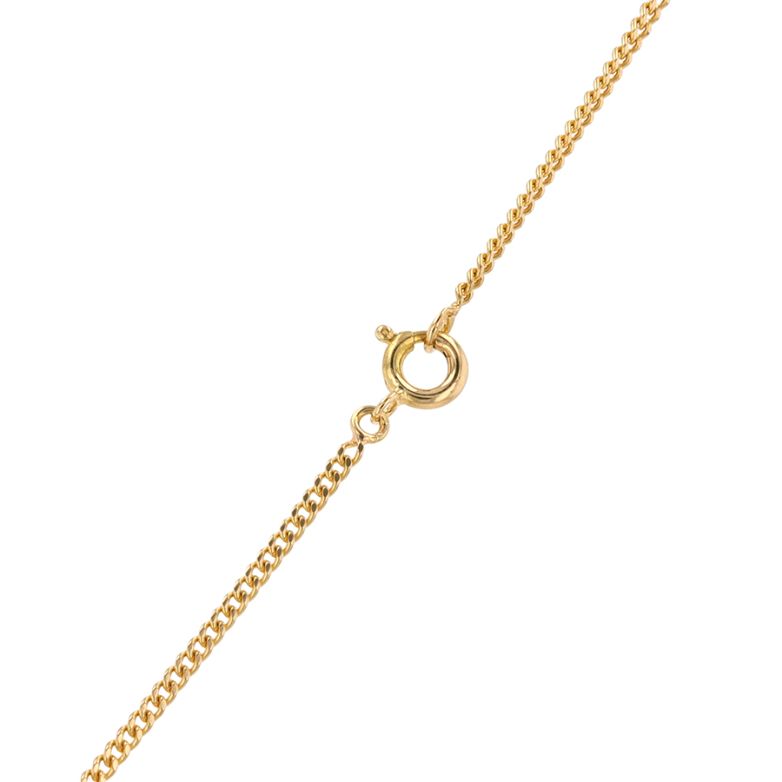 Yellow gold curb chain 5.39g