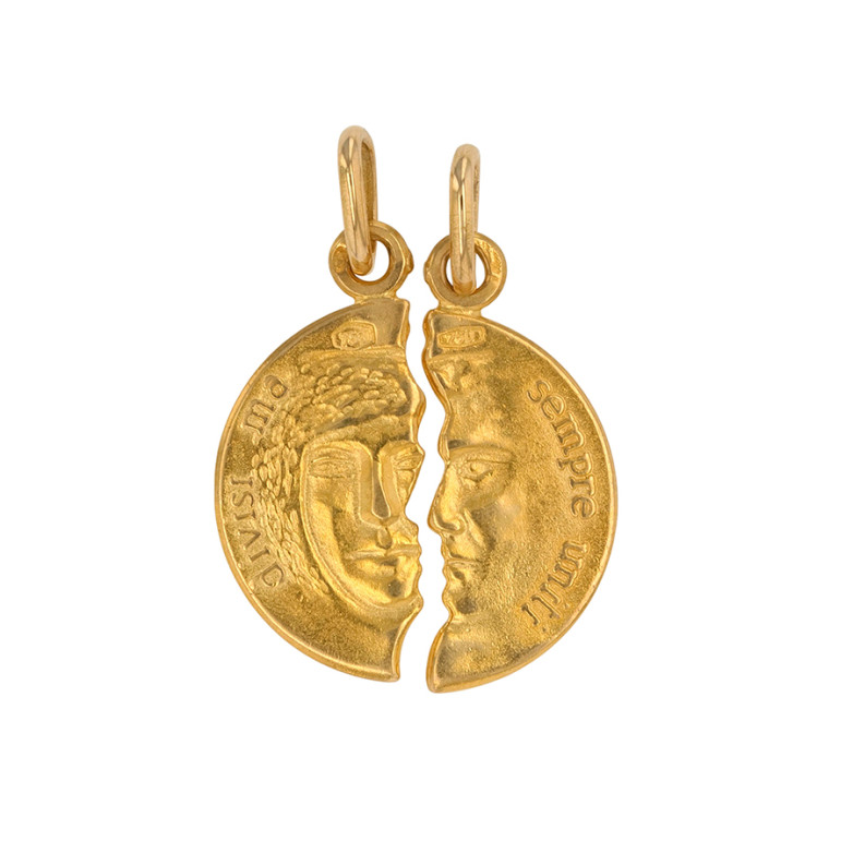 Pendentifs or jaune
