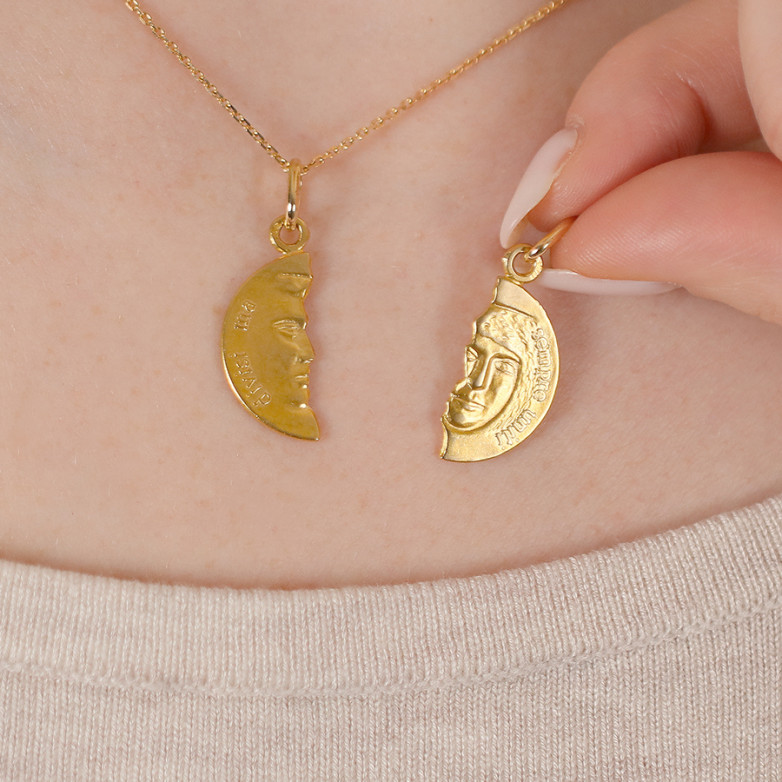 Pendentifs or jaune