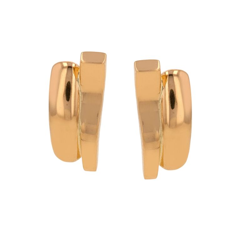 Yellow gold earrings 7.96g