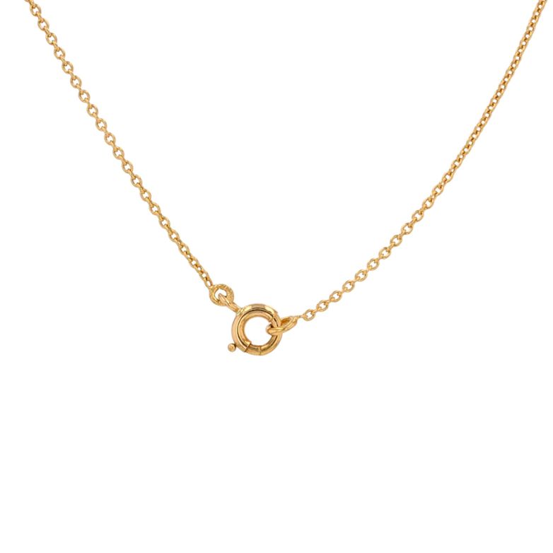 Yellow gold antique pearl...