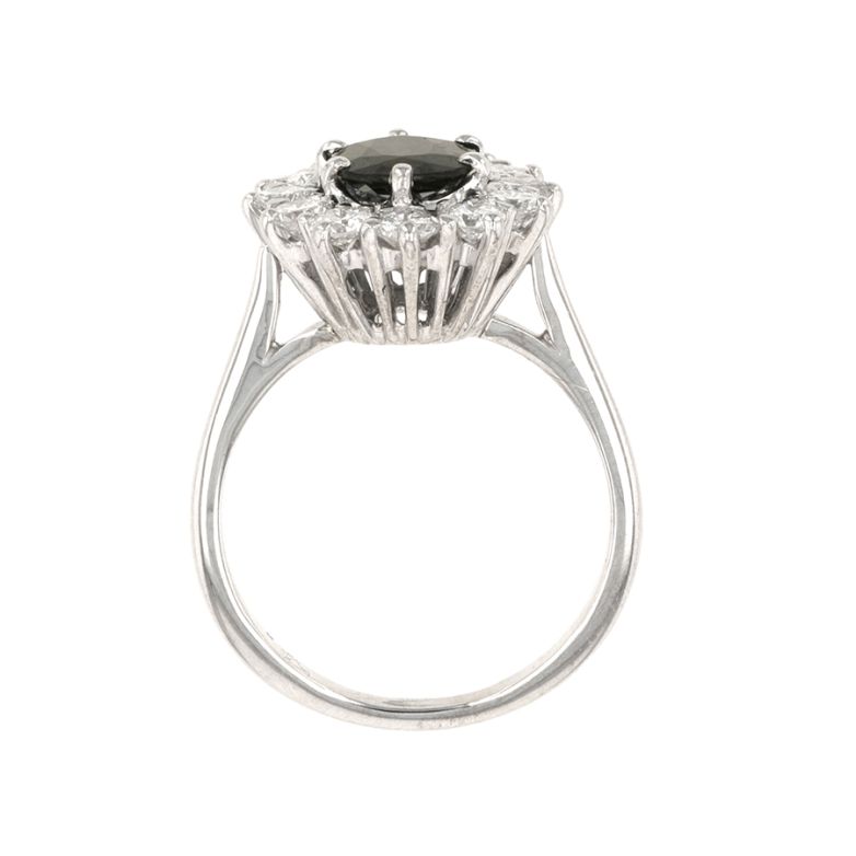 Ring daisy sapphire 1.20...