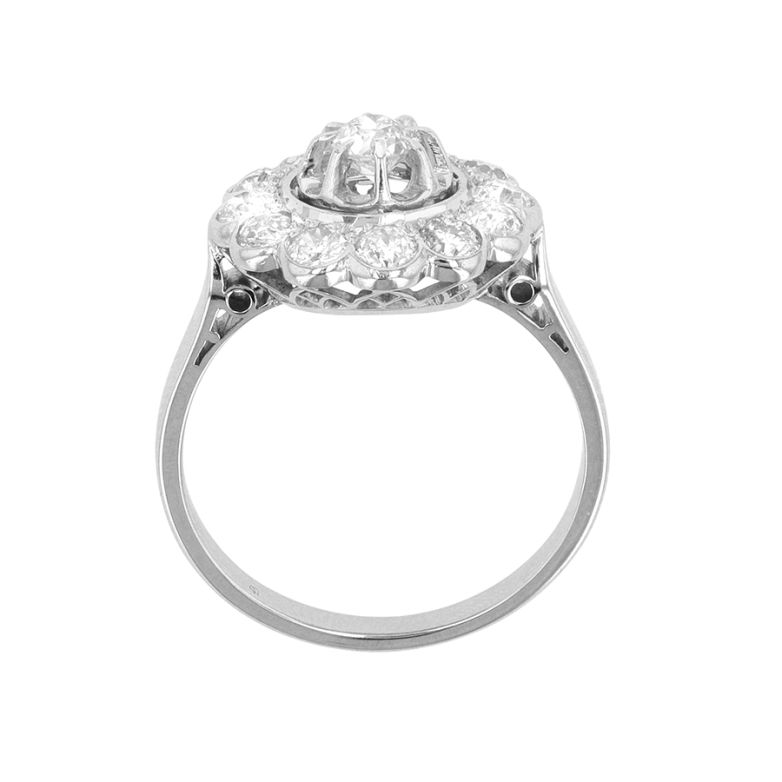 Vintage ring diamonds 1.09...