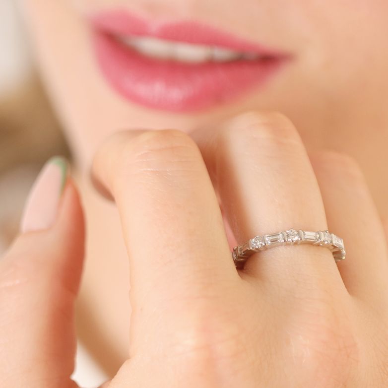 Diamond wedding band 1.25...