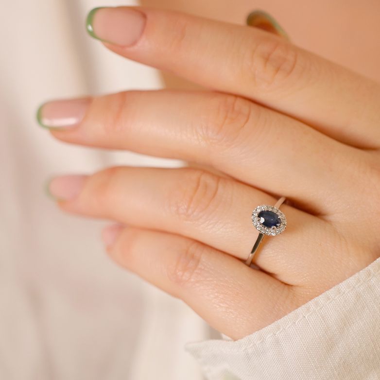 Ring sapphire 0.50 carat...