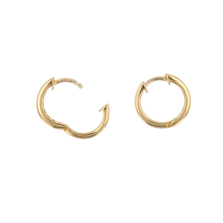 Sapphire hoop earrings 0.84...
