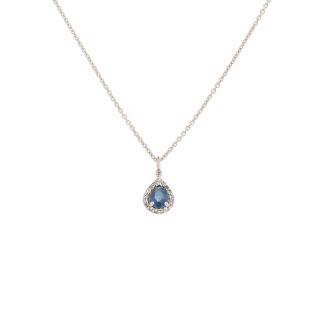 Necklace sapphire 0.31...