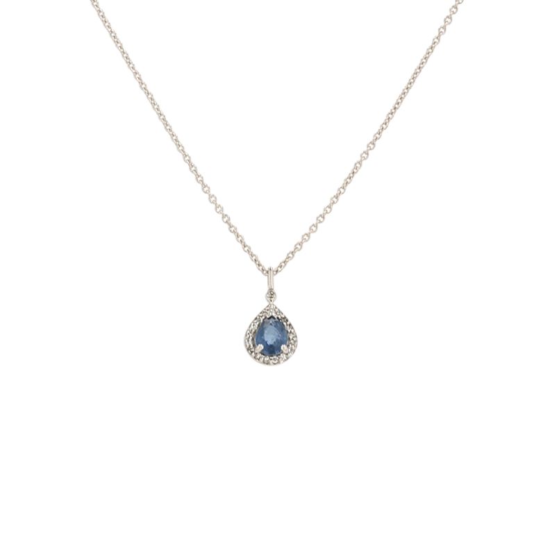 Necklace sapphire 0.31...
