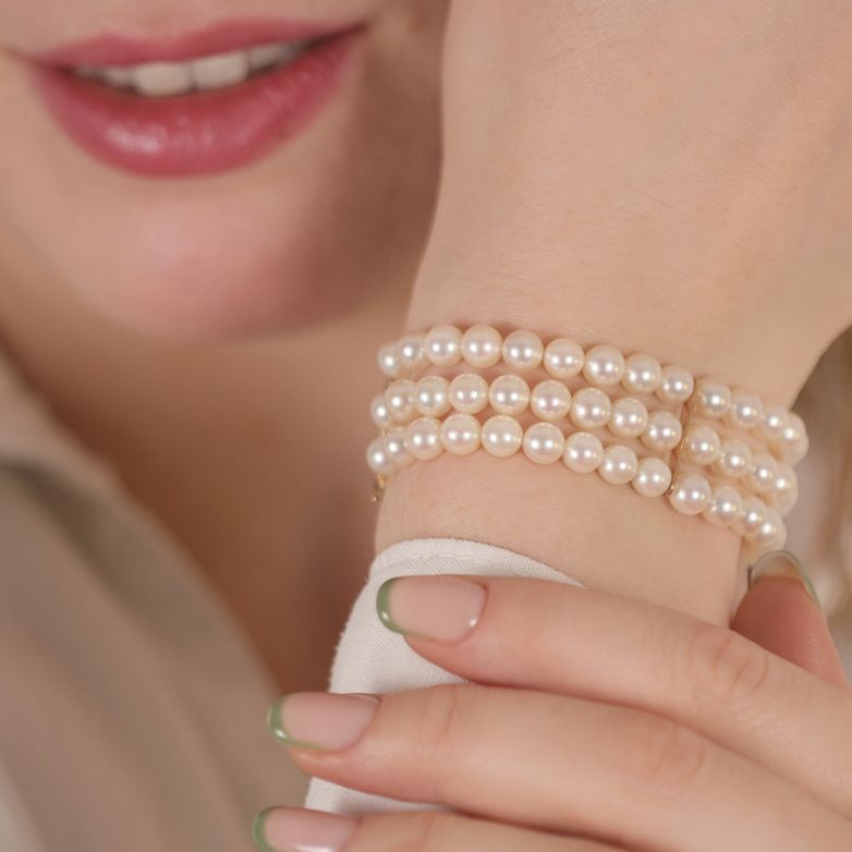 Vintage bracelet 3 rows of...
