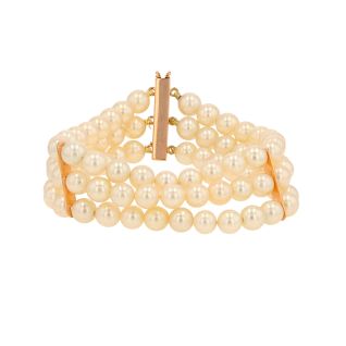 Vintage bracelet 3 rows of...