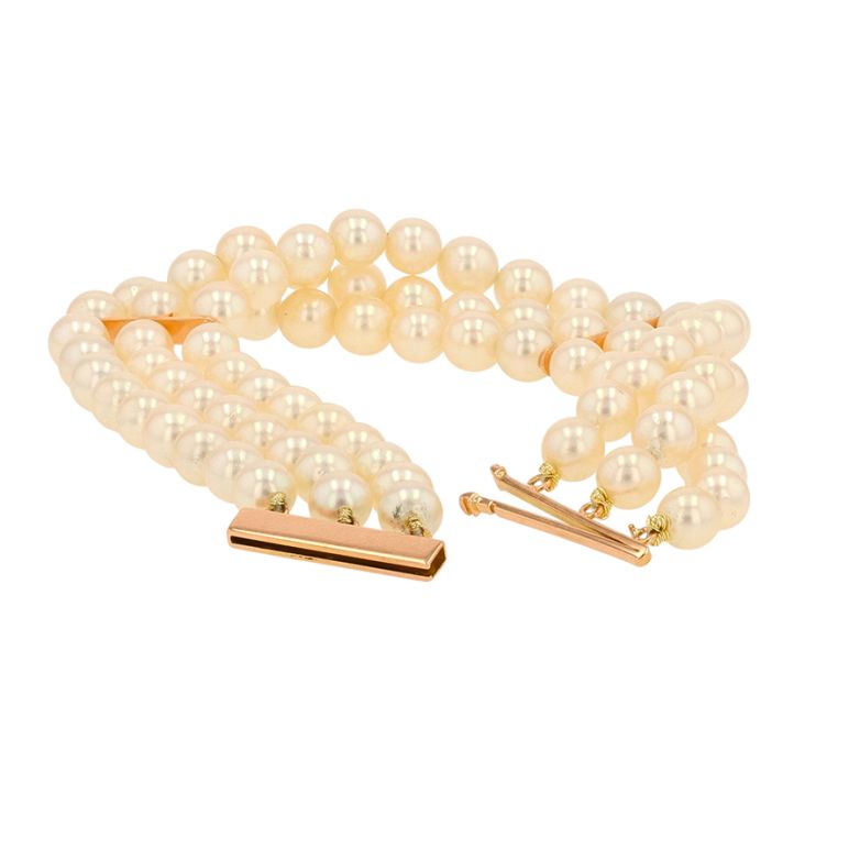 Vintage bracelet 3 rows of...