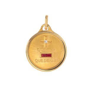 AUGIS love medal ruby 0.02...
