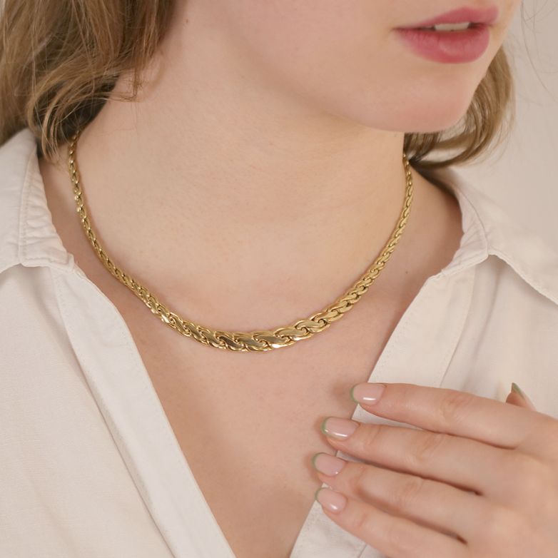 Necklace in yellow gold 16.52g