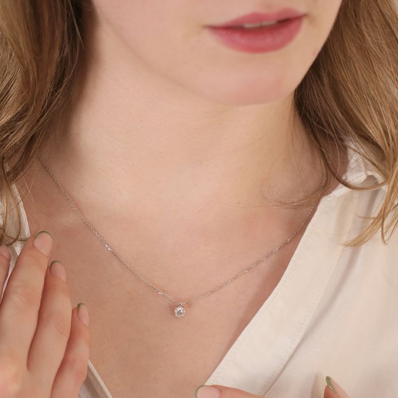 0.56 carat white gold...