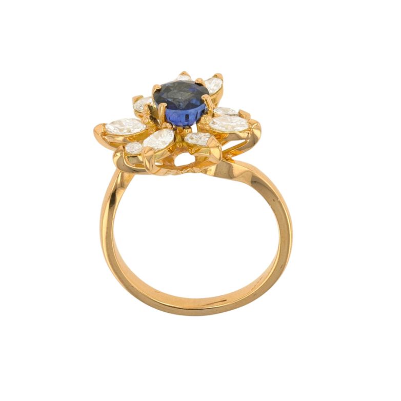 Ring sapphire 1.09 carat...