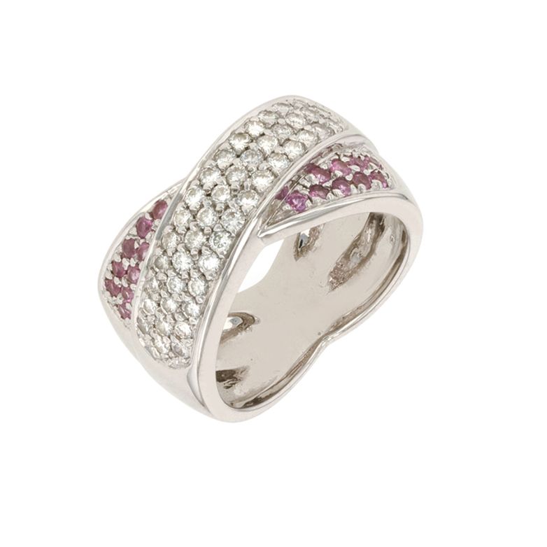 Ring pink sapphires 0.18...