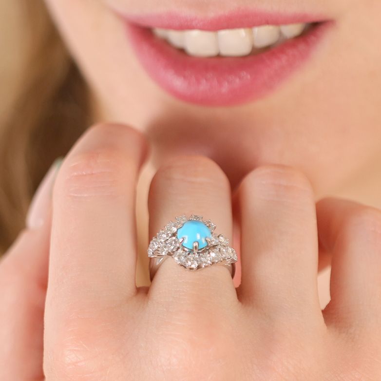 Vintage ring with 1.36...