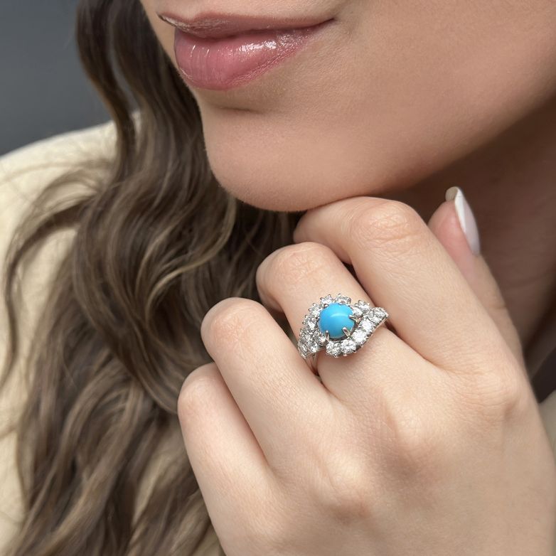 Vintage ring with 1.36...