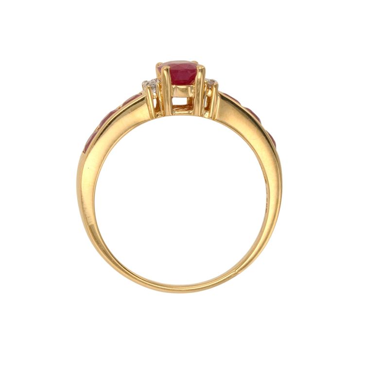 Ring ruby 2.03 carats and...