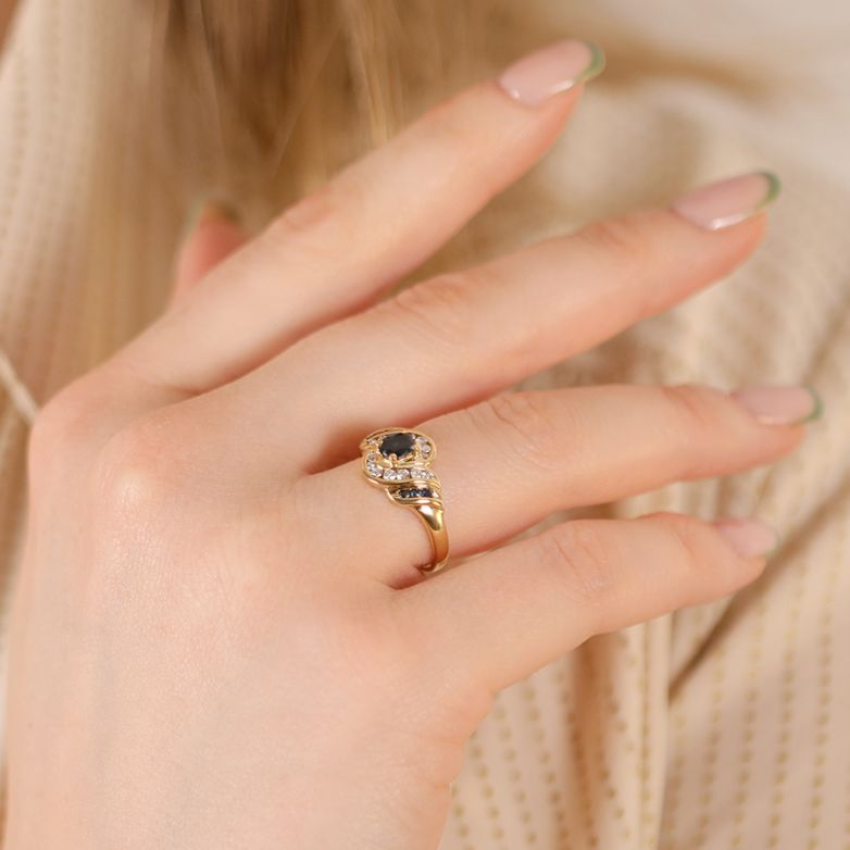 Ring sapphires 0.43 carat...