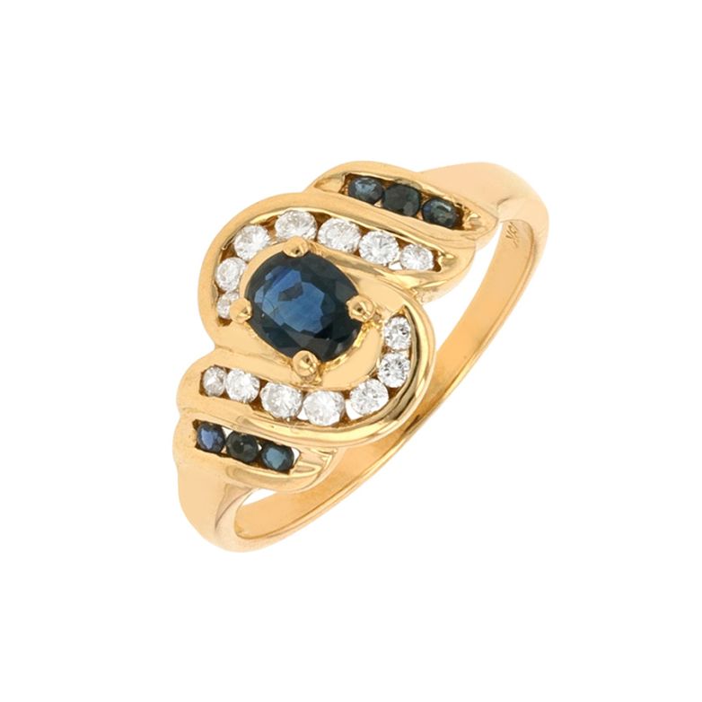 Ring sapphires 0.43 carat...